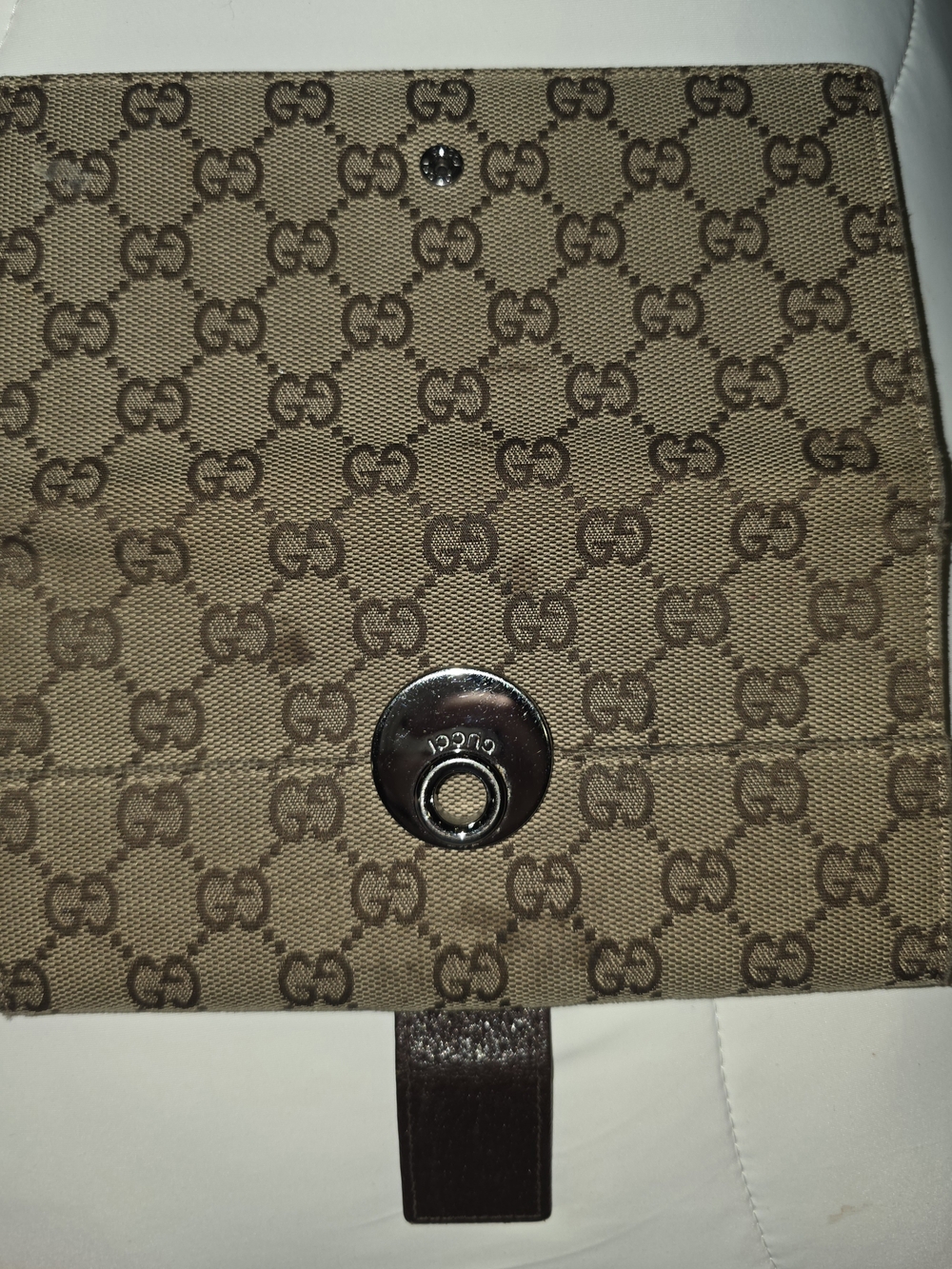 Gucci Brown GG Supreme Canvas Wallet